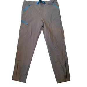 Patagonia Gray Pants with Blue Details